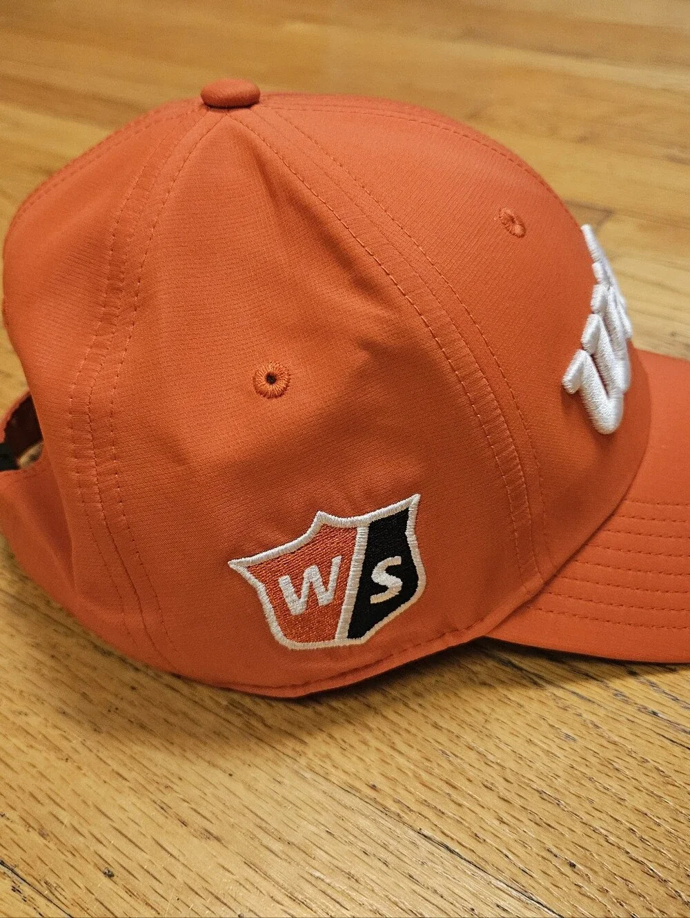 Orange Wilson Golf Hats With University Of Illinois Logo On The Back - NWOT